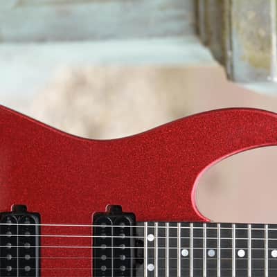 Charvel Custom Shop Limited Edition DK24, Bare Knuckle PU - Red Sparkle image 4