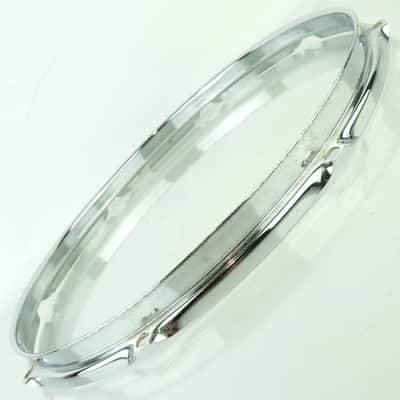 Ludwig 13" 8-Lug 1.6mm Tom Drum Rim/Hoop Vintage80s Chrome Plating Monroe Batter image 4