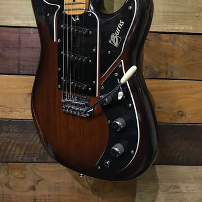 Burns Marvin in Brown Sunburst 1980s image 6