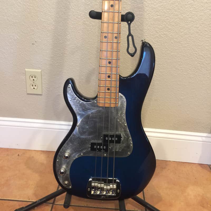 Stunning 1991 USA G&L SB-1 Blueburst LEFTY w OHSC image 1