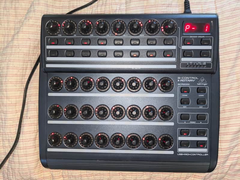 Behringer B-Control Rotary BCR2000 USB/MIDI Control Surface 2010s - Dark Blue image 1