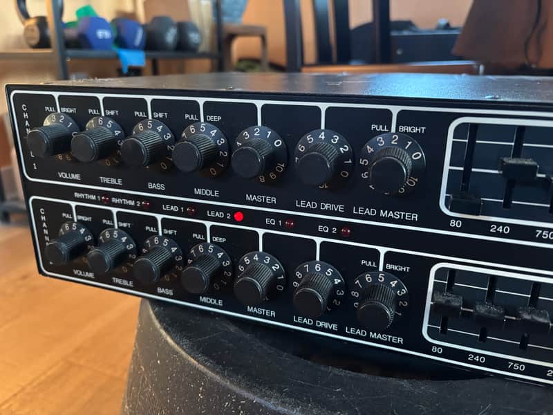 Mesa Boogie Quad Preamp with FU-2A Footswitch 1980s | Reverb