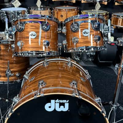 ~WOW!~ DW Collectors Series SSC Maple 4-Piece 10/12/16/22 Drum Kit Set in Bronze Oyster FinishPly with Chrome Hardware image 6