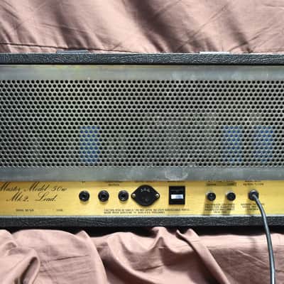 【New power tube】Marshall JCM 800 Lead Series Model 2204 50-Watt Master Volume Mk2 Head 1988 - Black Bild 5