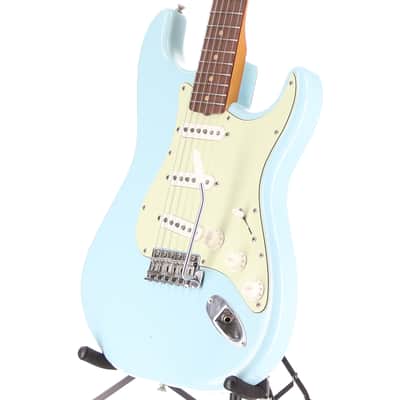 Fender Vintera® II Road Worn® '60s Stratocaster®, Rosewood Fingerboard, Sonic Blue (W8)(14903) (14903) image 4