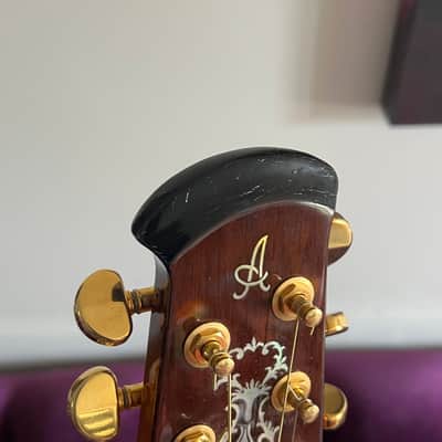 アート・デザイン・音楽 Acoustic Guitar Workshop Antonio Tsai Workshop Ornate Inlay Acoustic Electric Guitar VIDEO