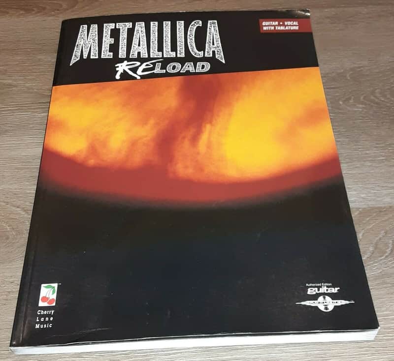 METALLICA - RELOAD - GUITAR TAB BOOK - METAL TABLATURE SHEET MUSIC SONGBOOK image 1