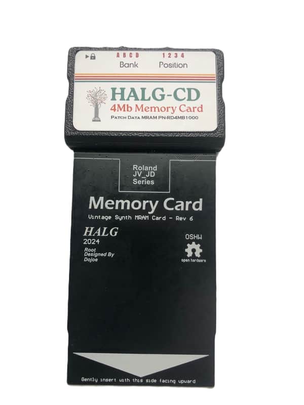 Roland/Akai Memory Data Card 16 x 256MRAM or 8 x 512MRAM -4MB for JD+JV Series image 1