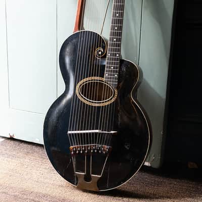 1914 Gibson Style U Harp Guitar image 1