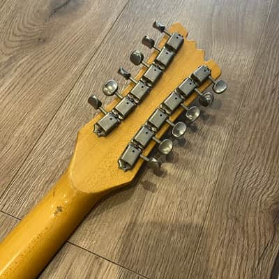 Mosrite Mosrite Ventures XII 12 String Electric Guitar (USA) 1963 - Cherry Red image 9