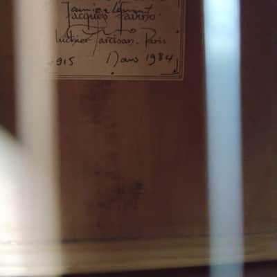 Jean Pierre Favino 1984 Enrico Macias Model 10 Django Gypsy Jazz Guitar image 9