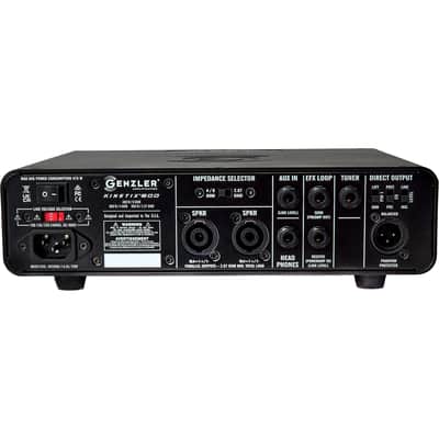 Genzler Kinetix 800 Bass Amplifier Head (800 Watts) image 3