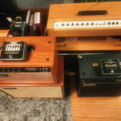 Mesa/Boogie Mark IIB (Original Amp) Mahogany Custom-Made Head & Cabinet – Mesa Footswitch, EV Black Shadow Speaker image 4