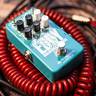 Electro-Harmonix - Eddy Analog Vibrato Guitar Effects Pedal - Floor Model image 3