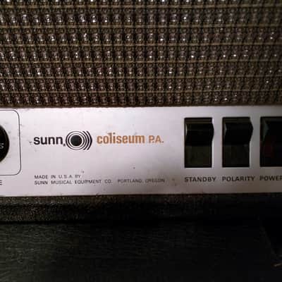 Sunn Coliseum PA 1969 6550 Tubes image 2