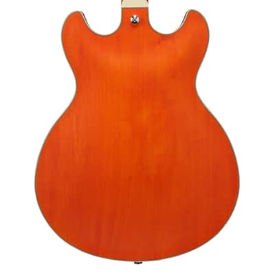 Used Ibanez AS73TTF AS Artcore Semi-Hollow - Transparent Tangerine Flat image 7