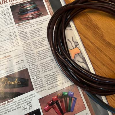 Fender California Series, 10’ California Cable - Candy Apple Red -  099-0410-009 - Mid-90’s - Discontinued image 5