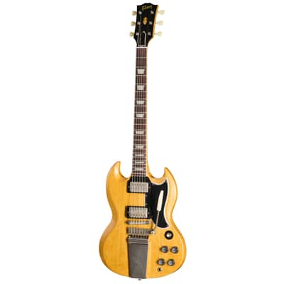 NEW! Gibson Custom Shop Limited Edition 1964 SG Standard Korina Reissue VOS Antique Natural w/Maestro Vibrola - 2026 Custom Collection - Authorized Dealer - Pre-Order image 3
