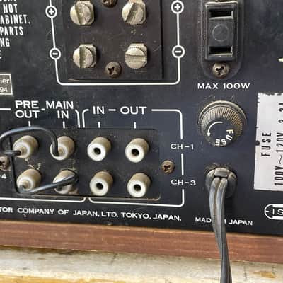 Vintage JVC VN-5101 4 Channel Add Amplifier For Parts Or Repair 70s image 11