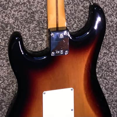 2022 Fender Jimi Hendrix Artist  Series Signature  Stratocaster 3-Color Sunburst electric guitar image 12