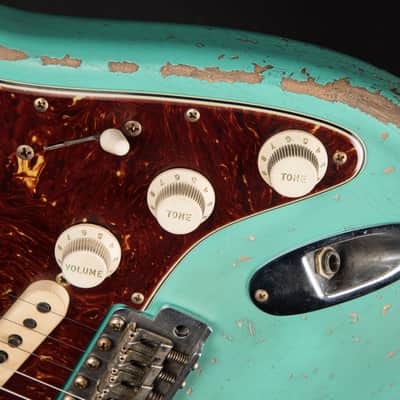 Fender Custom Shop Masterbuilt 1969 Stratocaster Relic - Sea Foam Green image 15