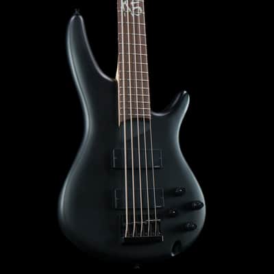Ibanez K5 Fieldy Signature 5-String Bass - Black Satin, K-5, Korn image 1