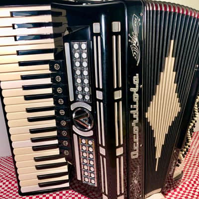 Accordion Accordiola Super Italia - Black 120 Bass image 1