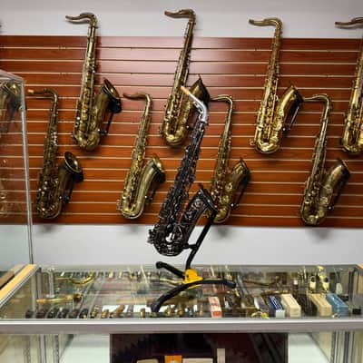 Cannonball Raven A5 Black Big Bell Stone Series Alto Saxophone CUSTOM ENGRAVED! image 6