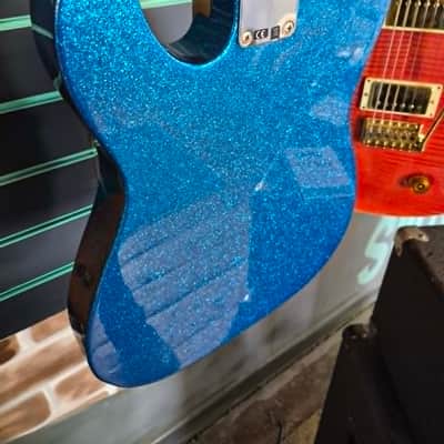 Fender J Mascis Telecaster Bottle Rocket Blue Flake 2021 Electric Guitar image 13