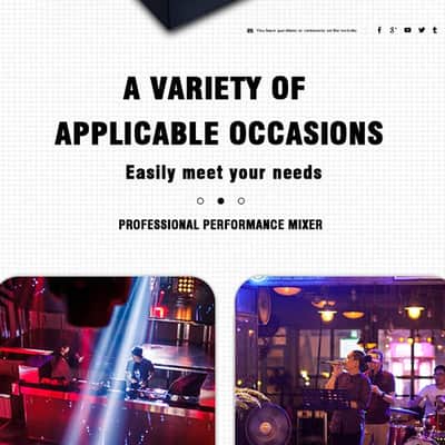 F4 Weymic Professional 4-Channel 2-Bus Mixer | DJ Stage, Recording, Karaoke Music Application Mixer image 3