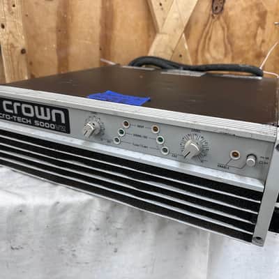 Crown Macro-Tech 5000 2 Channel Power Amplifier - READ - #0434 - CH 1 @ 40% image 1