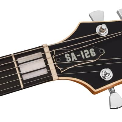 EVH SA-126 Special Limited Edition Semi-Hollow Electric Guitar, Ebony Fingerboard, Satin Shell Pink image 4