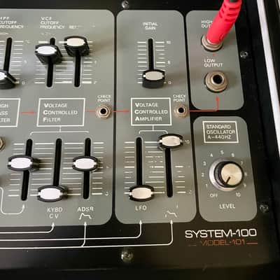 Roland System 100 Modular Synthesizer 1975 - 1979 - Black / Silver image 6