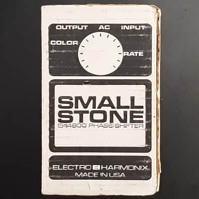 1978 - Boxed Vintage Electro-Harmonix Small Stone EH4800 Phase Shifter V3 1979 - 1982 - Black/Orange - 1982 - Black/Orange image 2