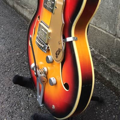 RARE Elk Galaxy 1970 Sunburst Gretsch MIJ Cheaper than Electromatic with bonus vintage mojo! image 13
