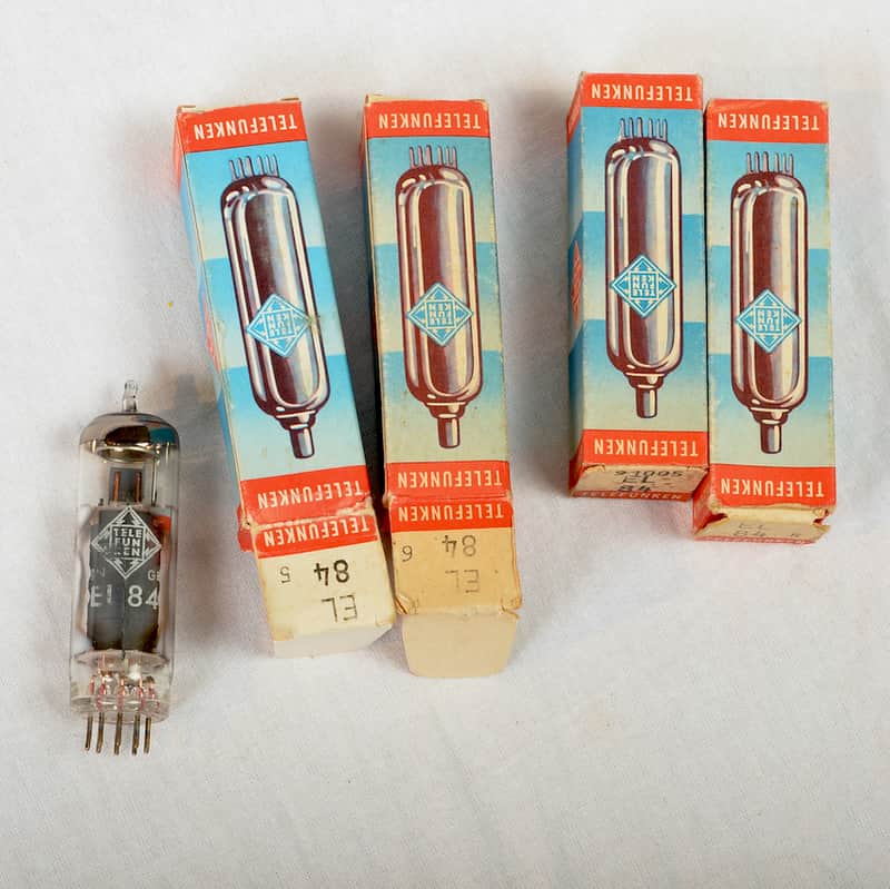 Telefunken EL84 Matched QUAD! -Power Tubes -Test Strong image 1