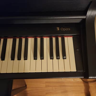 Viscount Opera Cabinet Piano 1995-2000 - Black image 3