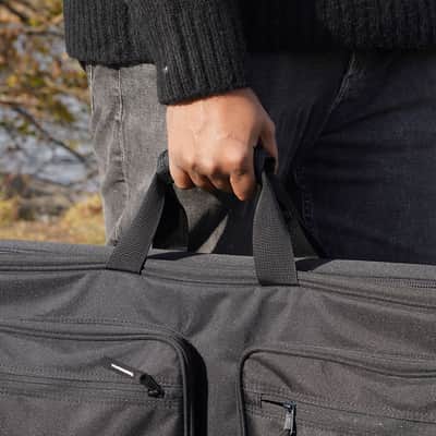 Rockville DC27 Padded DJ Bag Backpack Fits Akai Professional MPK249 image 10