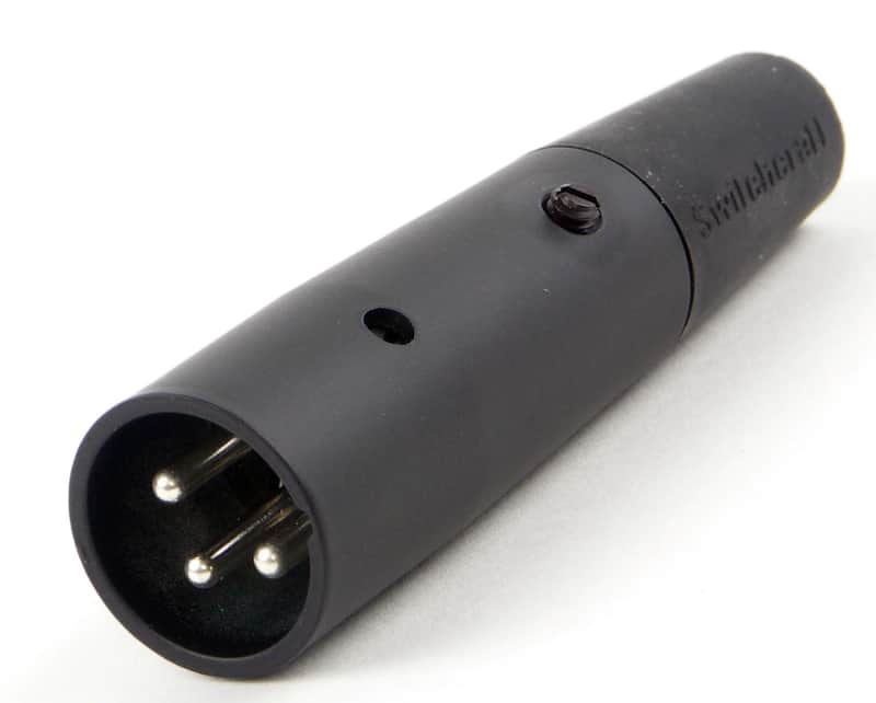 Switchcraft A3MB 3-Pin XLR Male Mic Cable End Black Shell w/Solder Terminals image 1