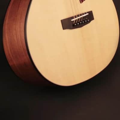 Cort LCJWAOP Little CJ Walnut Spruce Top Mahogany Neck, Acoustic-Electric w/Gig Bag (B-Stock) image 3