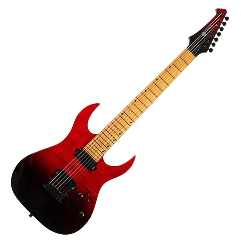 Spira S-457 TRD 450 Series Double Cutaway Roasted Poplar Flamed Maple Top Canadian Roasted Maple Neck 6-String Electric Guitar image 1