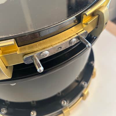 Legato 14" Snare Drum Gold Plated Marching Black REMO RARE!! Metal image 15