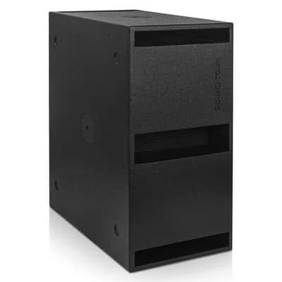 CARME-212S | CARME Series Dual 12" 1600W Passive PA DJ Subwoofer with Folded Horn Design, Black, for Lounge, Club, Bar, Theater, Restaurant, Church image 4