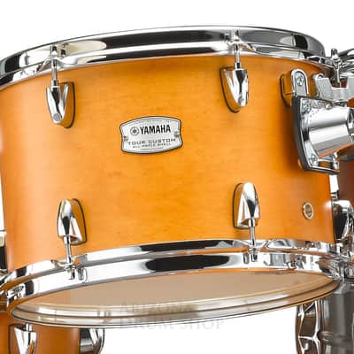 Yamaha New Tour Custom Maple Shell Pack TMP2F4CRS Caramel Satin 4 pc 22 10 12 16 image 3