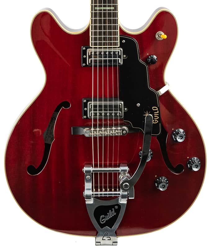 Guild Starfire V Cherry w Case - Cherry Pre Owned image 1