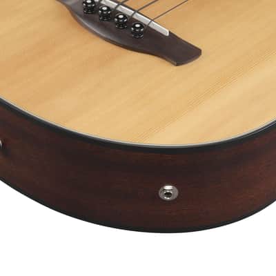 Ibanez AEGB30E-NTG AEGB Acoustic Bass 4-String - Natural High Gloss image 20