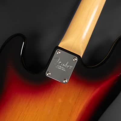 2005 Fender 60th Anniversary American Precision Bass Custom Fretless - 3-Color Sunburst | USA 4-String Boutique Ebony Fretboard | Case image 22