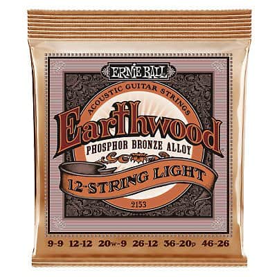 Ernie Ball Earthwood 12-String Light Phosphor Bronze Acoustic Guitar Strings image 2