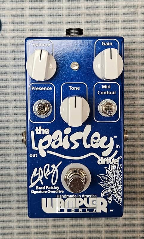 Wampler Paisley Drive Overdrive Pedal V1 2010s (USED) image 1