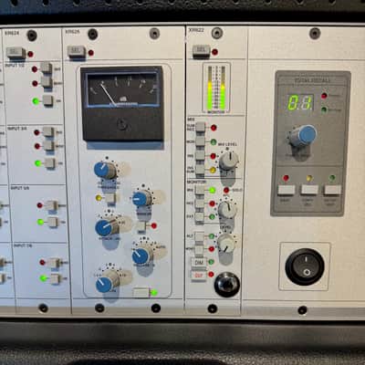 Solid State Logic X-Rack 28 Channel Summing Mixer + Stereo Bus Compressor & custom Mogami breakout cables image 8